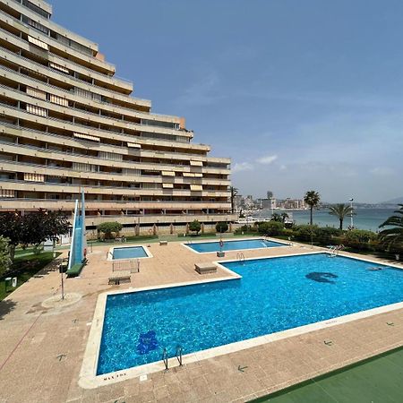 Calpe Apartamento 1A Linea De Playa Piscina Reformado Wifi Aire Eksteriør billede